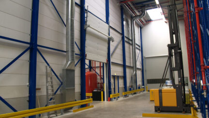 Liquid retaining fire-resistant overheaddoor - Protec Industrial Doors