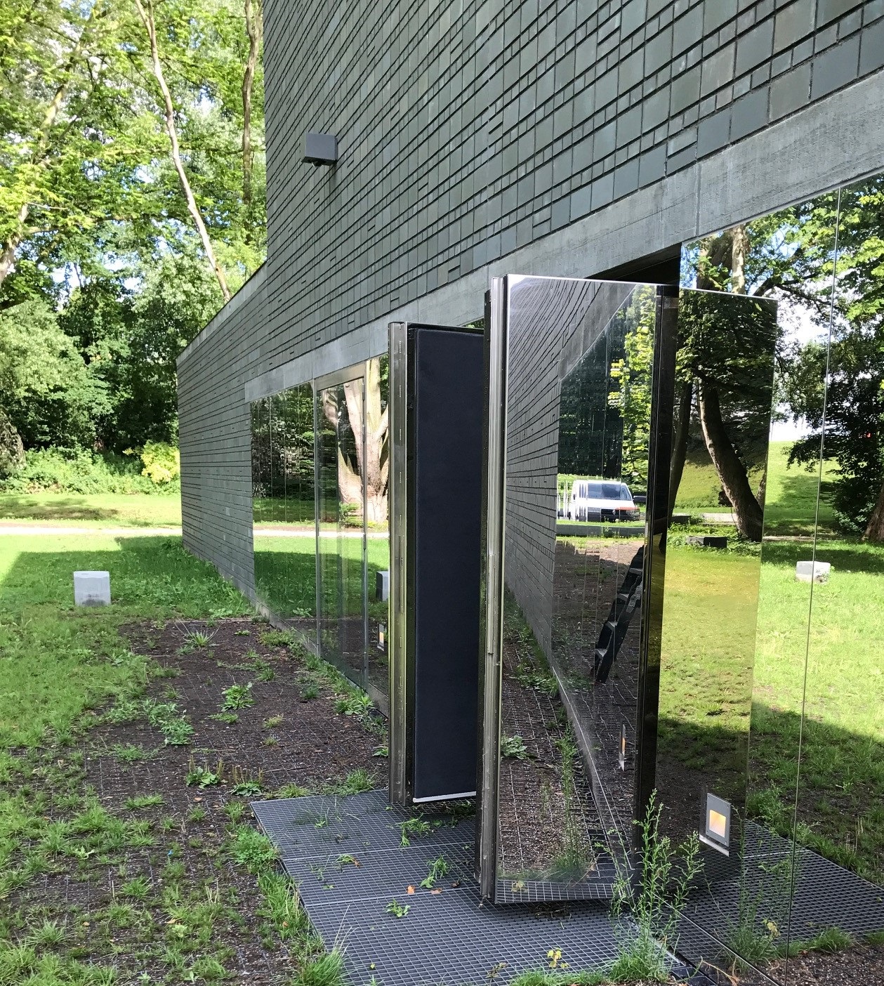 Speciale glazen explosiebestendige dubbele draaideuren