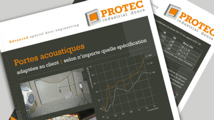 Brochure Portes acoustiques Protec Industrial Doors